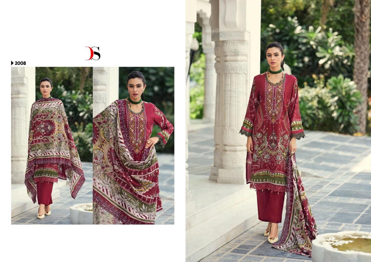 Deepsy Bin Saeed Mini vol 2 Nx catalog Chiffon Dupatta pakistani wholesale suits