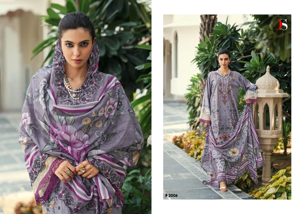 Deepsy Bin Saeed Mini vol 2 Nx catalog Cotton Dupatta pakistani suits wholesaler