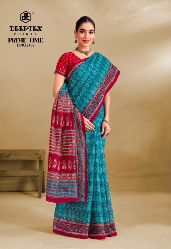 Deeptex Prime Time Vol – 21 – Cotton Saree Wholesale Catalog