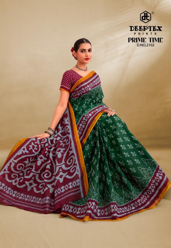 Deeptex Prime Time Vol – 21 – Cotton Saree Wholesale Catalog