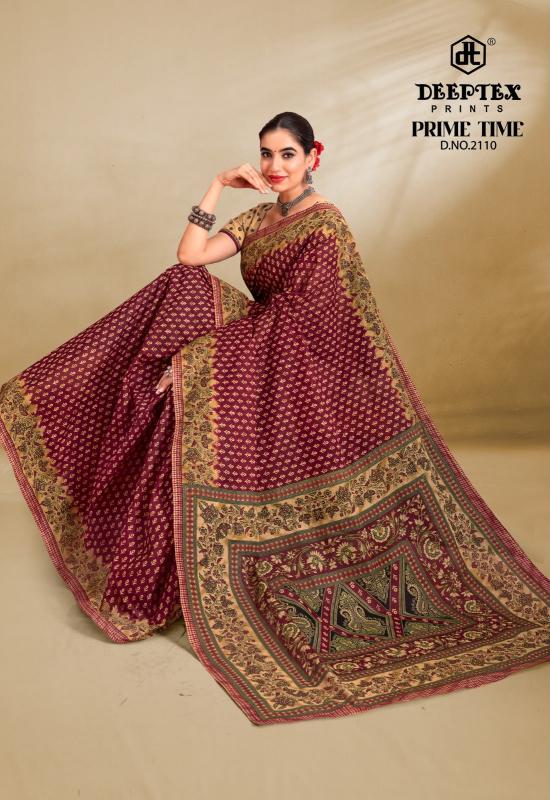 Deeptex Prime Time Vol – 21 – Cotton Saree Wholesale Catalog