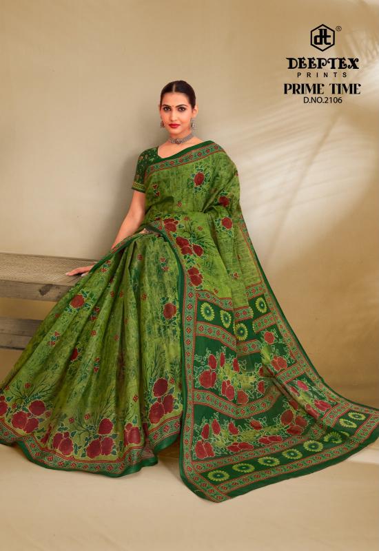 Deeptex Prime Time Vol – 21 – Cotton Saree Wholesale Catalog