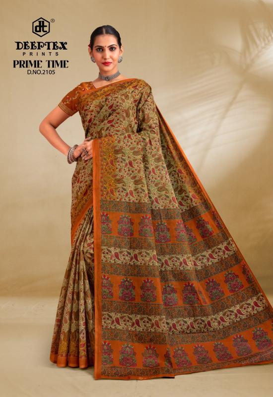 Deeptex Prime Time Vol – 21 – Cotton Saree Wholesale Catalog