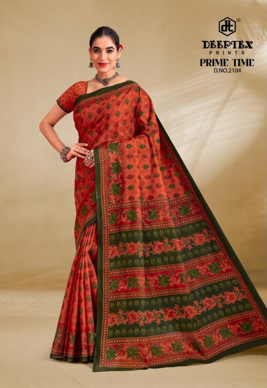 Deeptex Prime Time Vol – 21 – Cotton Saree Wholesale Catalog