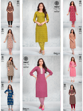Deeptex Queen India Vol-12 – Kurti With Pant - Wholesale Catalog