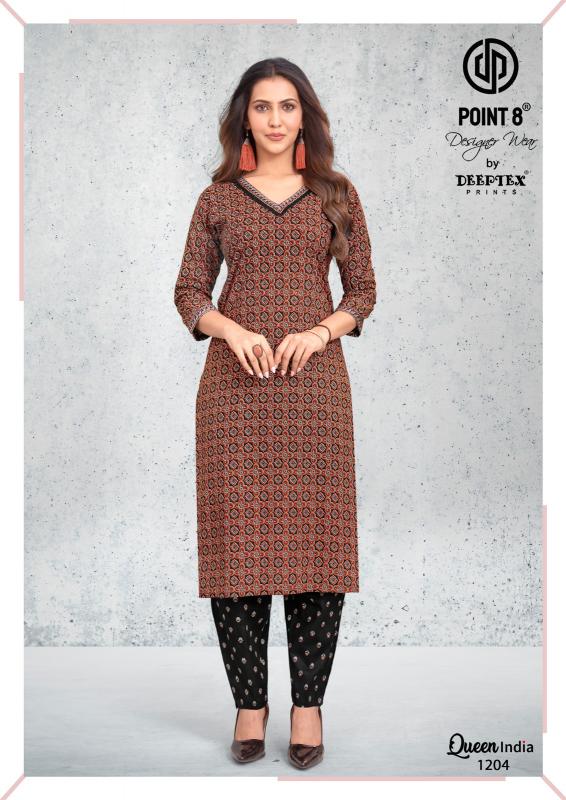 Deeptex Queen India Vol-12 – Kurti With Pant - Wholesale Catalog