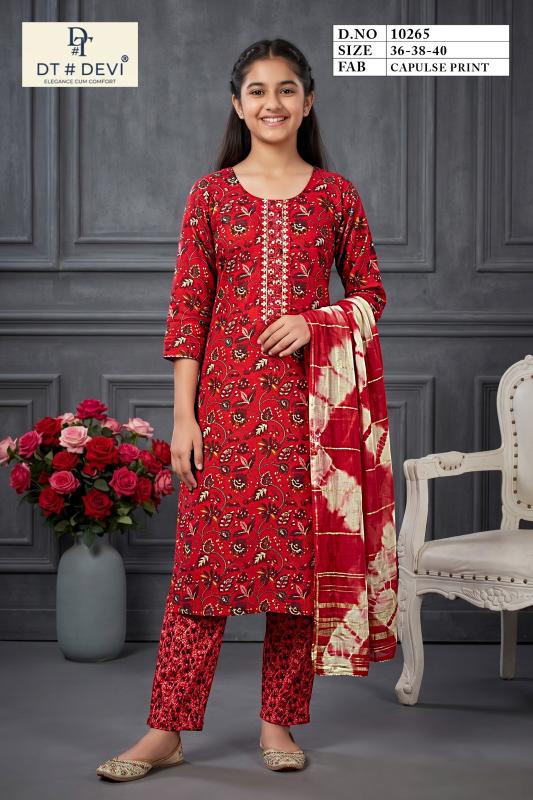 Dt Devi Kaanchi vol 8 10265 catalog latest kids wear collection