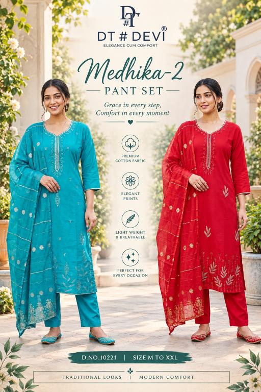 Dt Devi Medhika vol 2 10221 catalog surat wholesale kurtis online