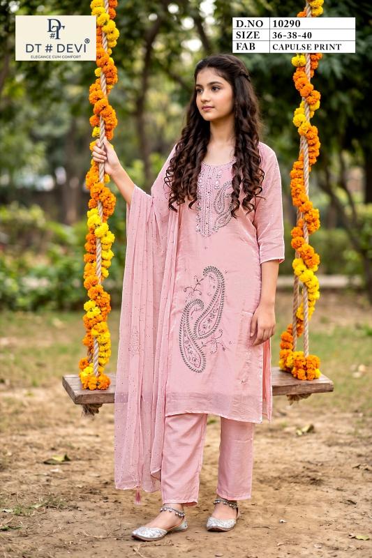 Dt Devi Minisha 10290 catalog kids wear wholesale market in surat