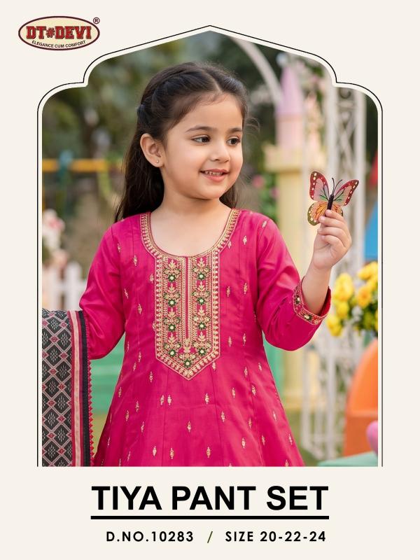 Dt Devi Tiya 10283 catalog kids wear wholesaler 