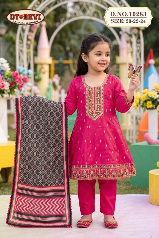 Dt Devi Tiya 10283 catalog kids wear wholesaler 