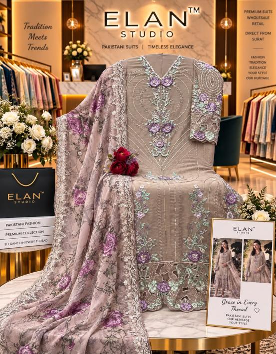 Elan E 66 catalog wholesale pakistani designer suits