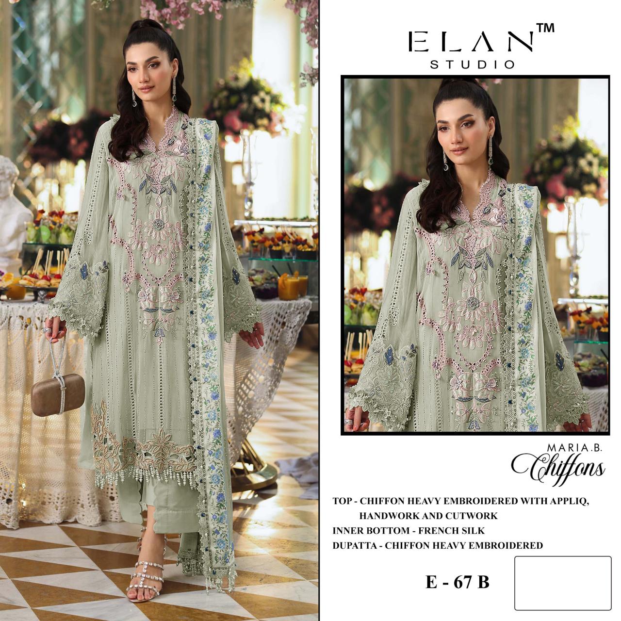 Elan E 67 catalog wholesale pakistani suits online india