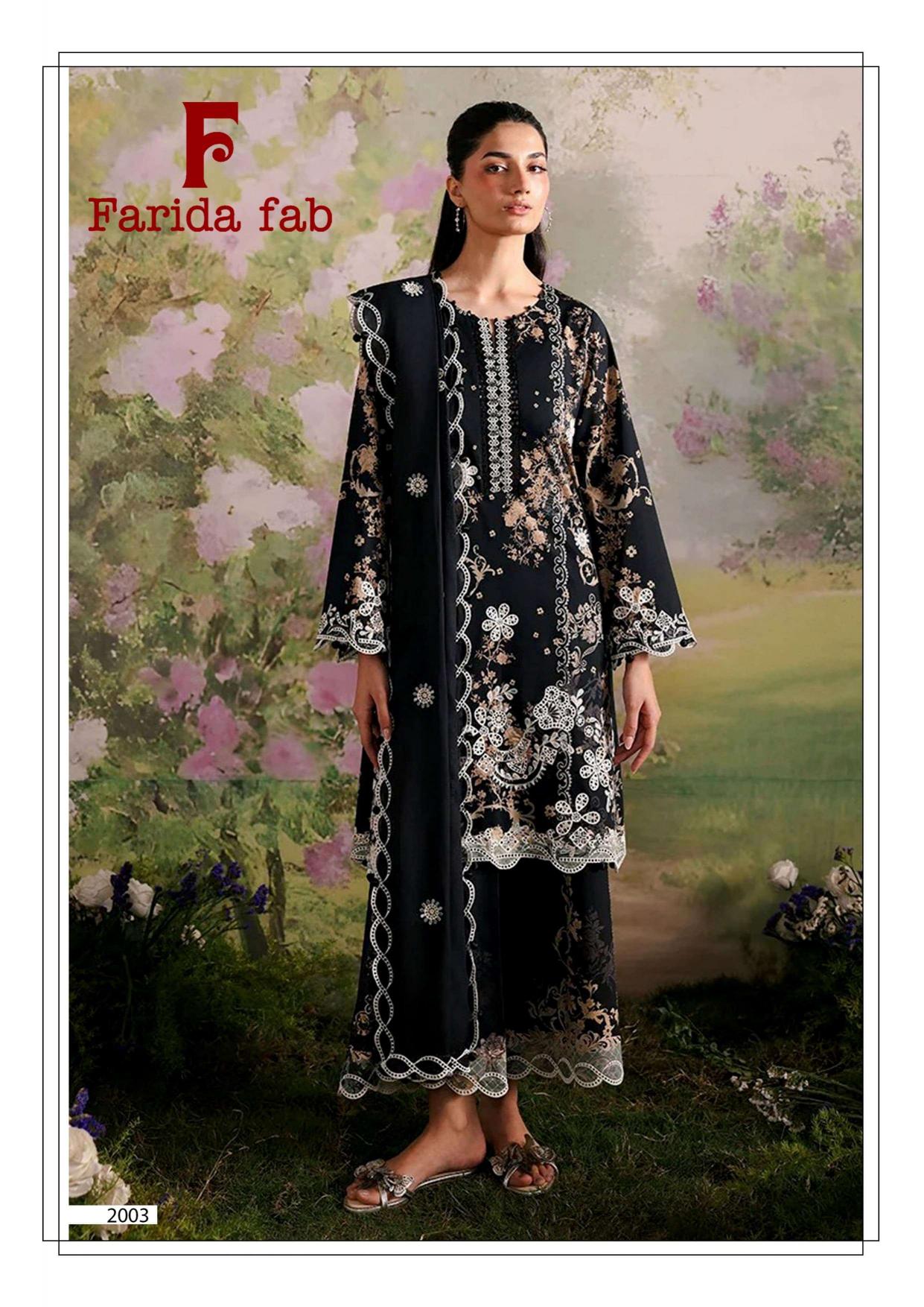 Farida Fab Charizma Vol 2 – Karachi Dress Material Wholesale Catalog