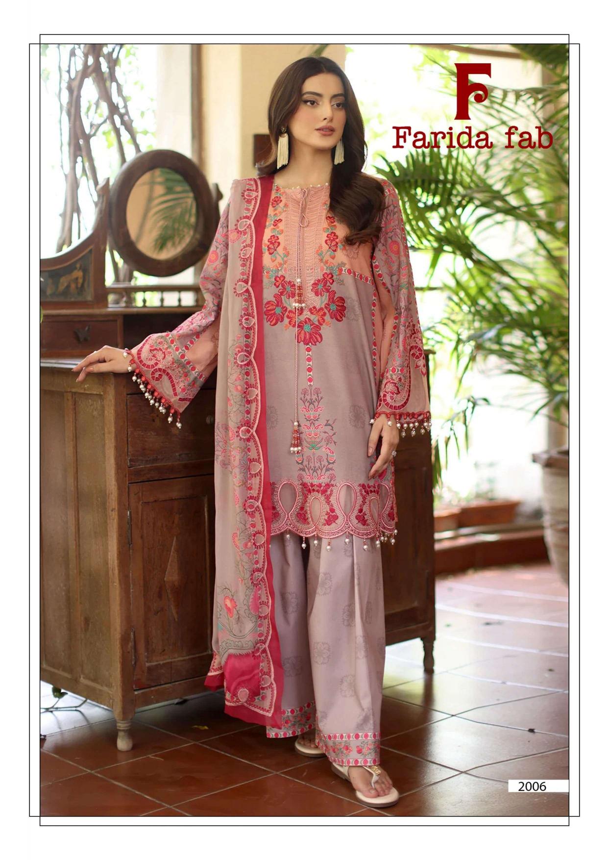 Farida Fab Charizma Vol 2 – Karachi Dress Material Wholesale Catalog