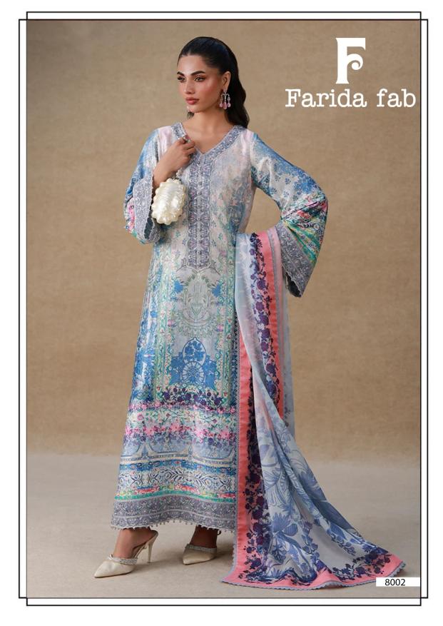 Farida Ramsha Vol 8 – Karachi Dress Material Wholesale Catalog