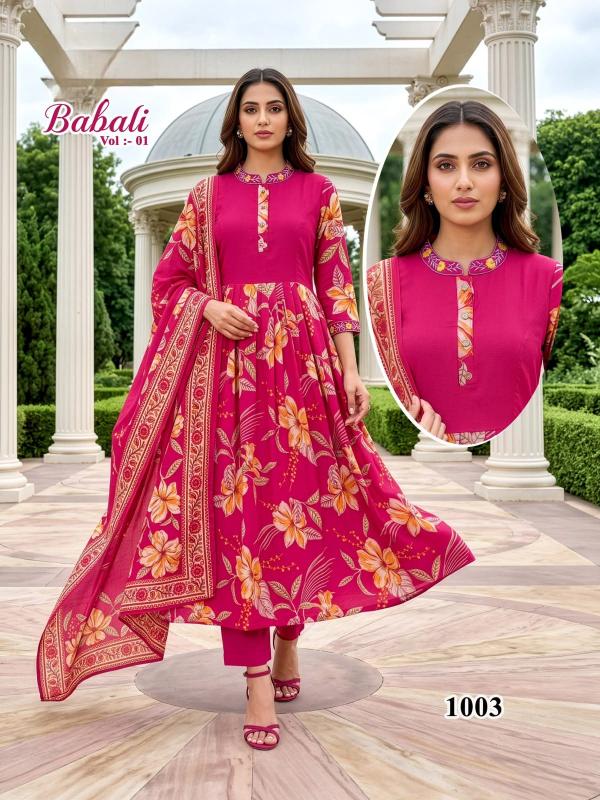 Felocity Babali vol 1 catalog kantha stitch kurti wholesale