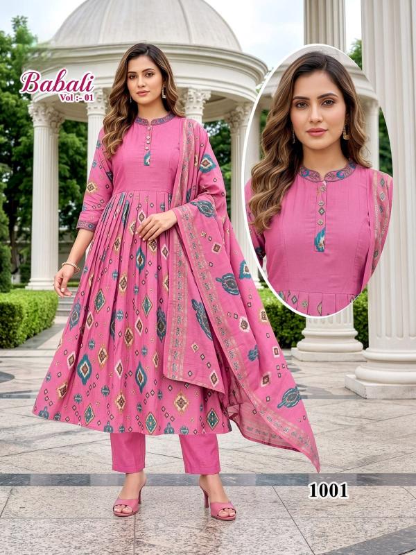 Felocity Babali vol 1 catalog kantha stitch kurti wholesale