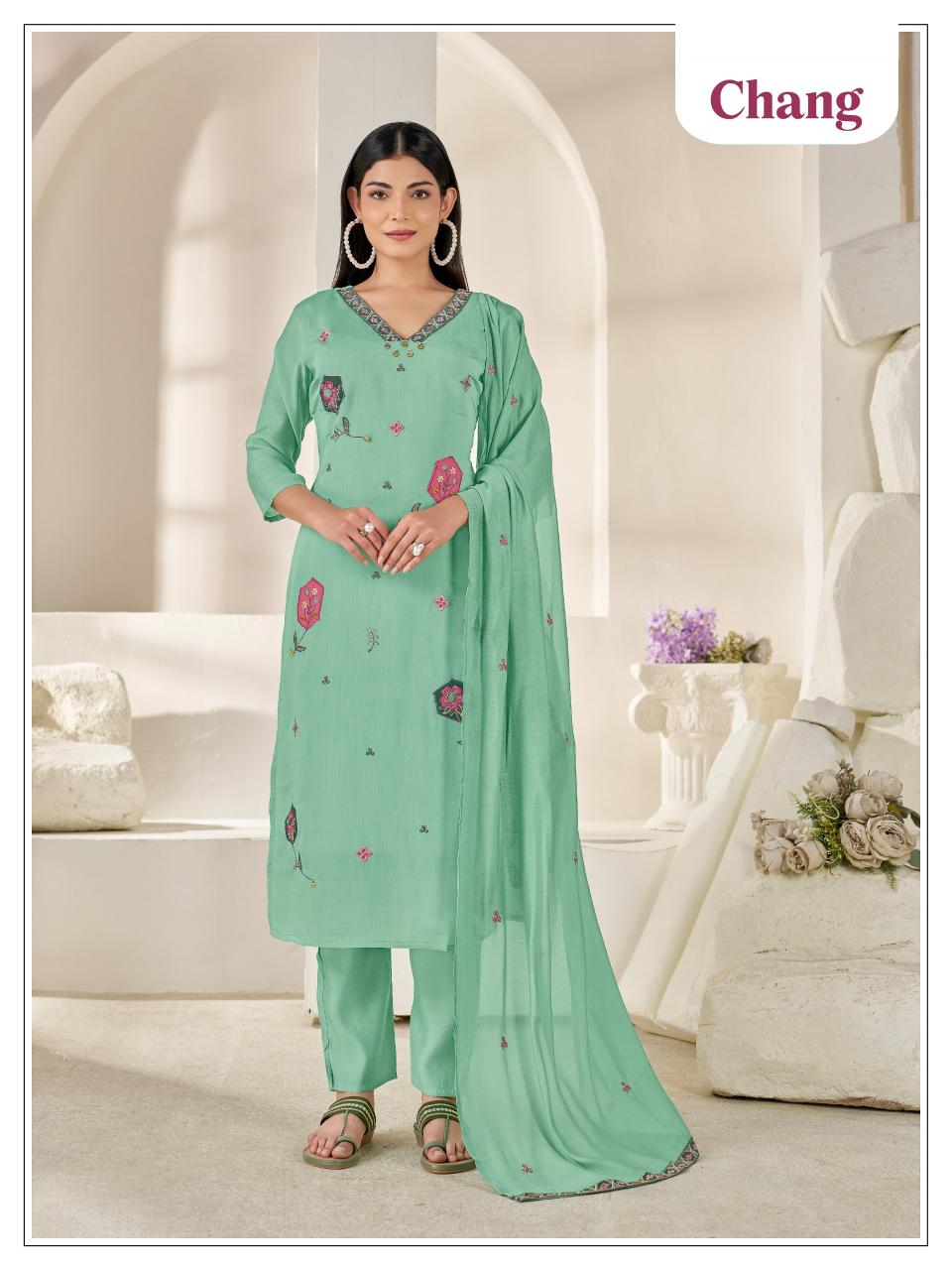 Felocity Chang catalog kurti fabric wholesale in mumbai