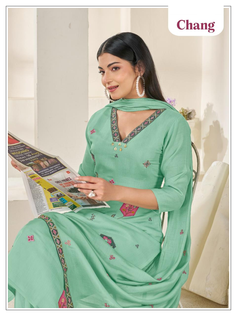 Felocity Chang catalog kurti fabric wholesale in mumbai