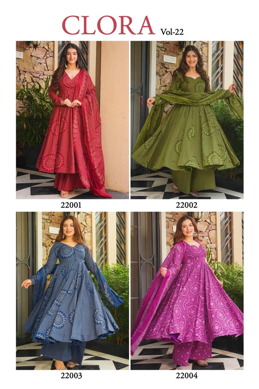Felocity Clora Vol 22 catalog surat wholesale market kurti