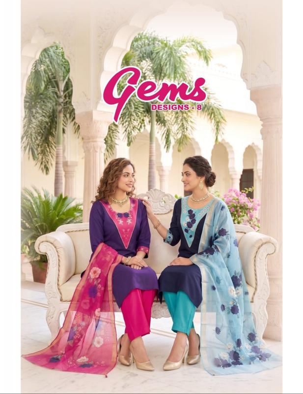 Felocity Gems catalog varanga kurtis wholesale