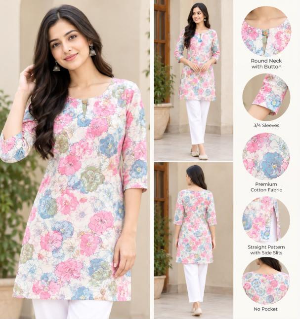 Felocity Premium Cotton vol 103 catalog cotton kurtis at cheap rates wholesale