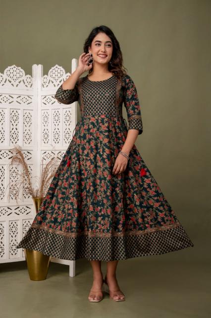 Felocity Rayon vol 46 catalog anarkali kurtis wholesale