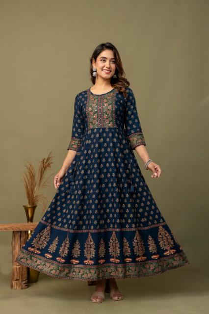Felocity Rayon vol 47 catalog anarkali kurtis wholesale online