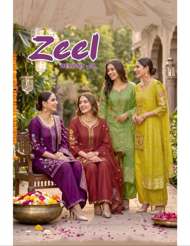 Felocity Zeel 0.1 catalog kurti palazzo set wholesale surat