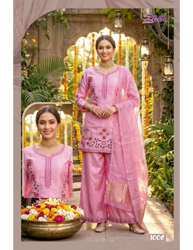 Felocity Zeel 0.1 catalog kurti palazzo set wholesale surat