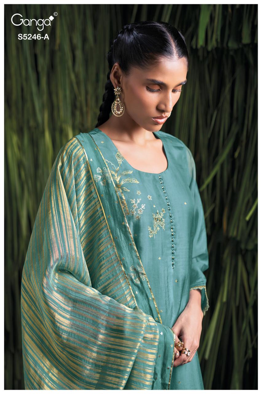 Ganga Celinea 5246 catalog tulsi salwar kameez wholesalers