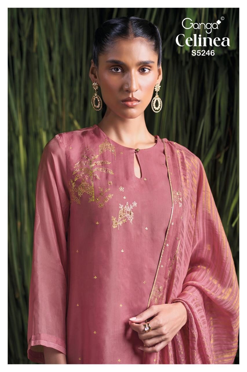 Ganga Celinea 5246 catalog tulsi salwar kameez wholesalers