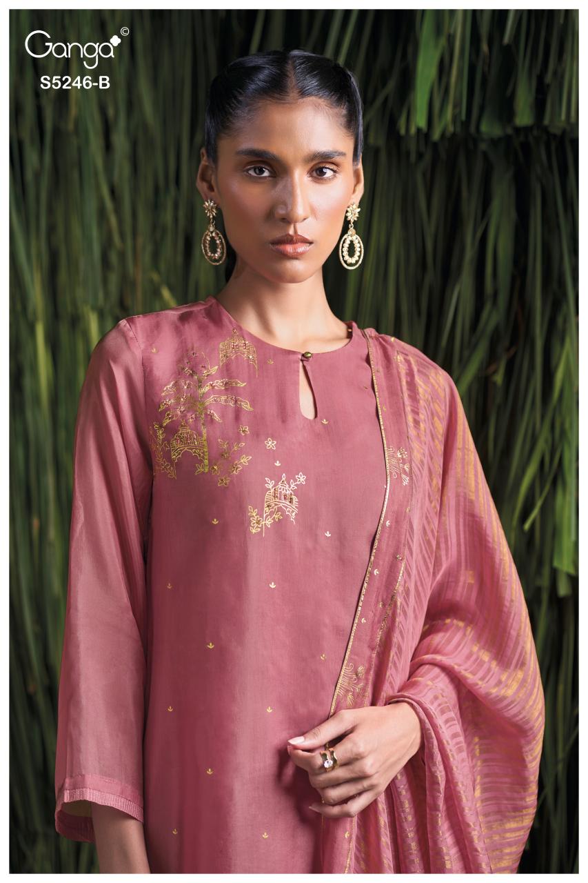 Ganga Celinea 5246 catalog tulsi salwar kameez wholesalers