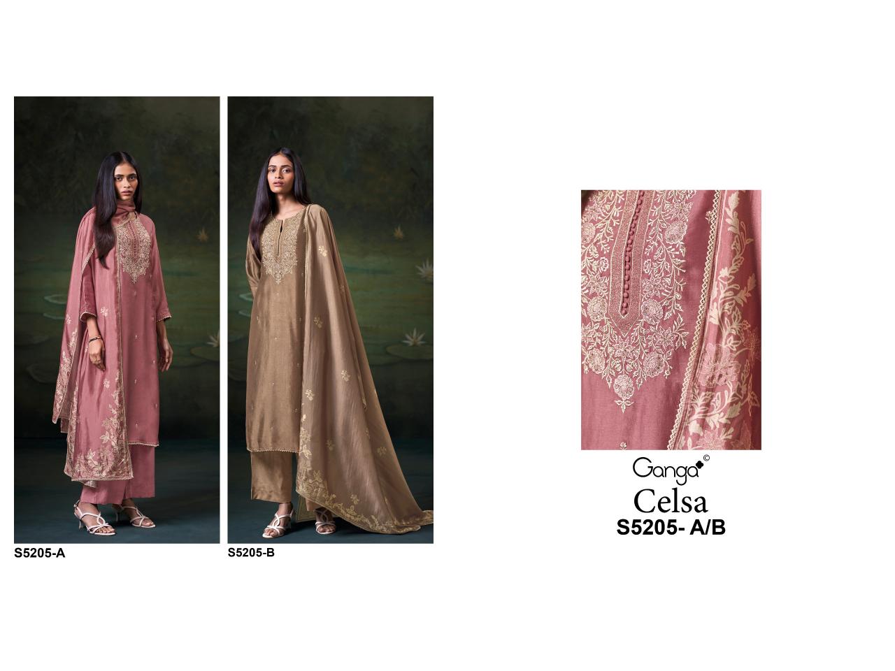 Ganga Celsa 5205 catalog india salwar kameez wholesale