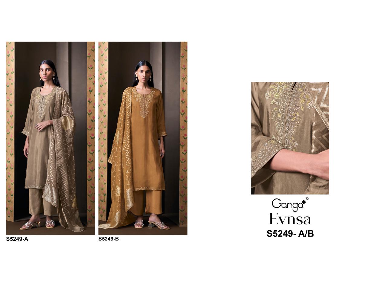 Ganga Evnsa 5249 catalog salwar kameez india wholesale