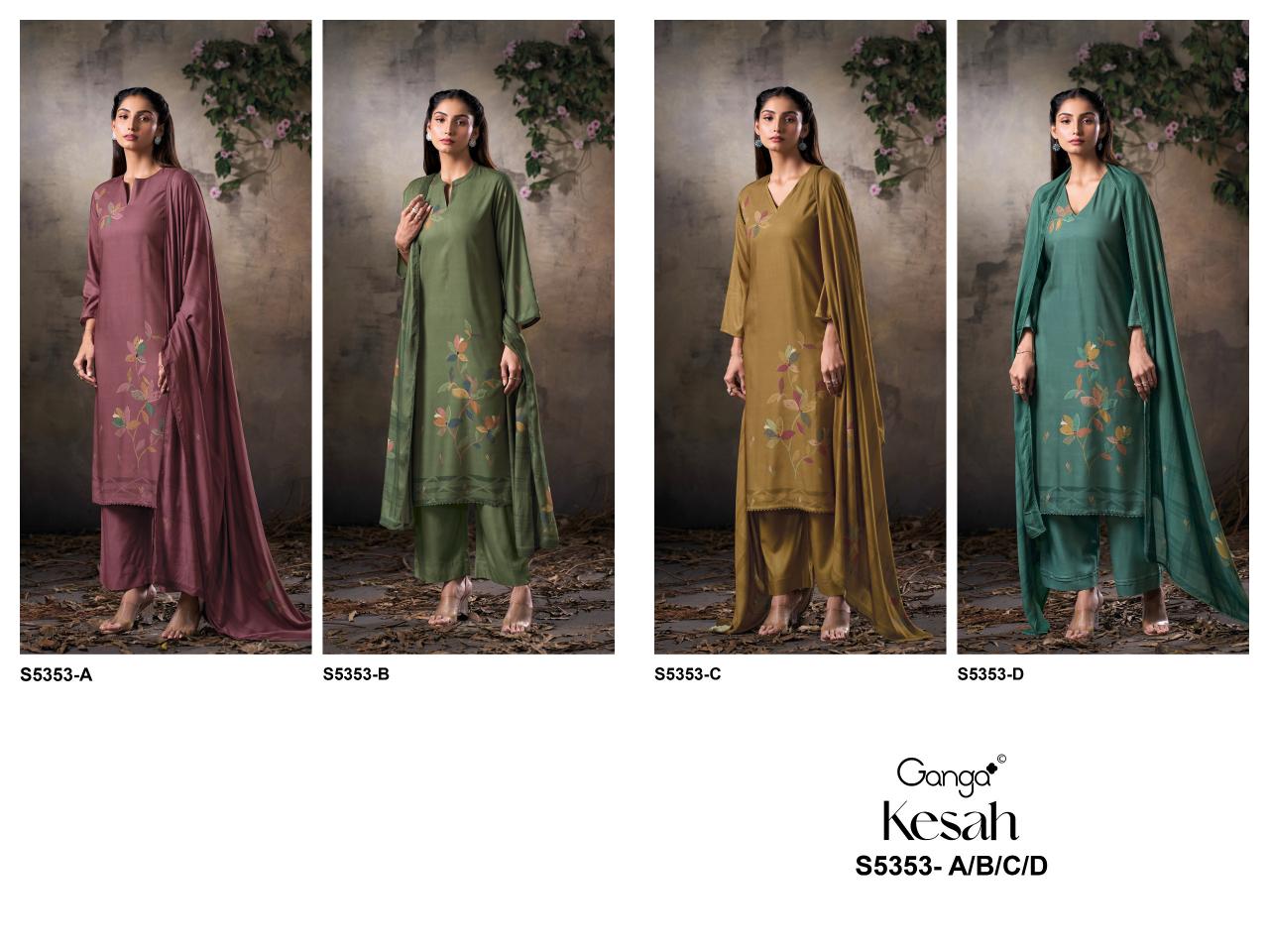 Ganga Kesah 5353 catalog salwar kameez india wholesale