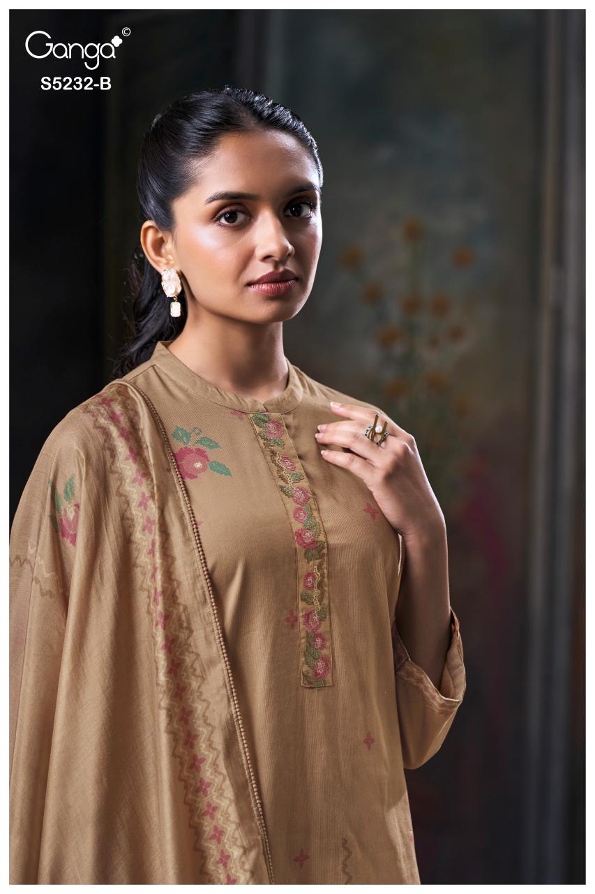 Ganga Keyara 5232 catalog unstitched salwar kameez wholesalers in delhi