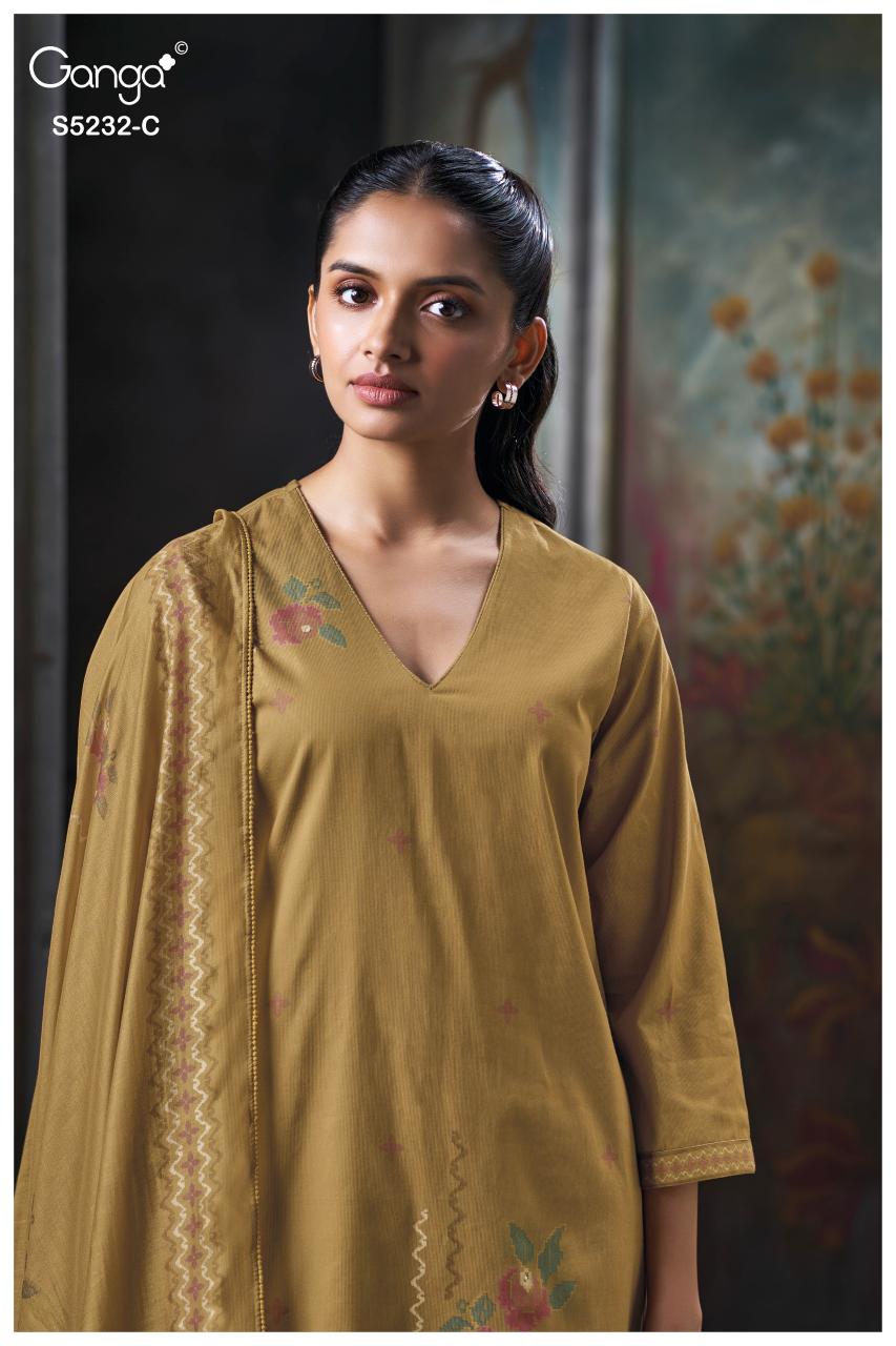 Ganga Keyara 5232 catalog unstitched salwar kameez wholesalers in delhi