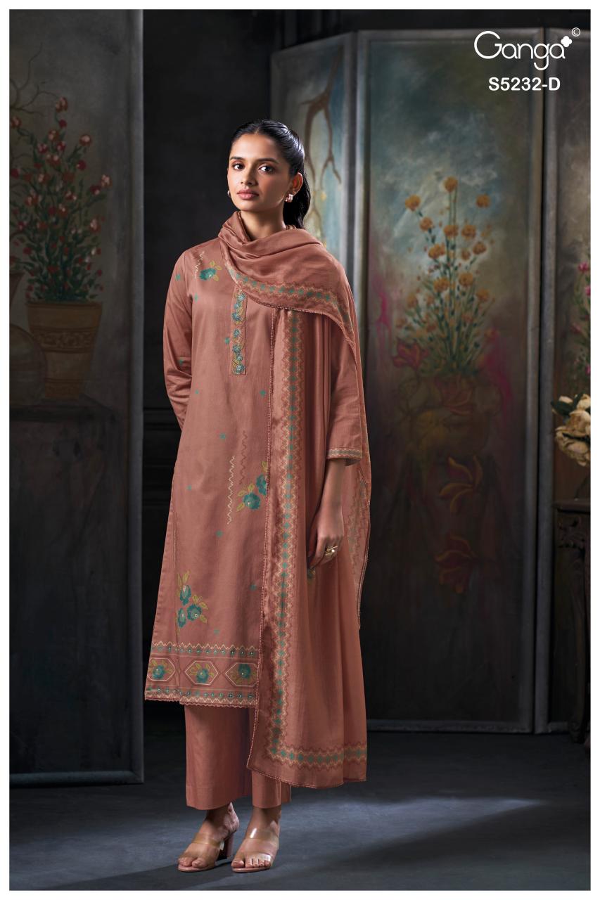 Ganga Keyara 5232 catalog unstitched salwar kameez wholesalers in delhi
