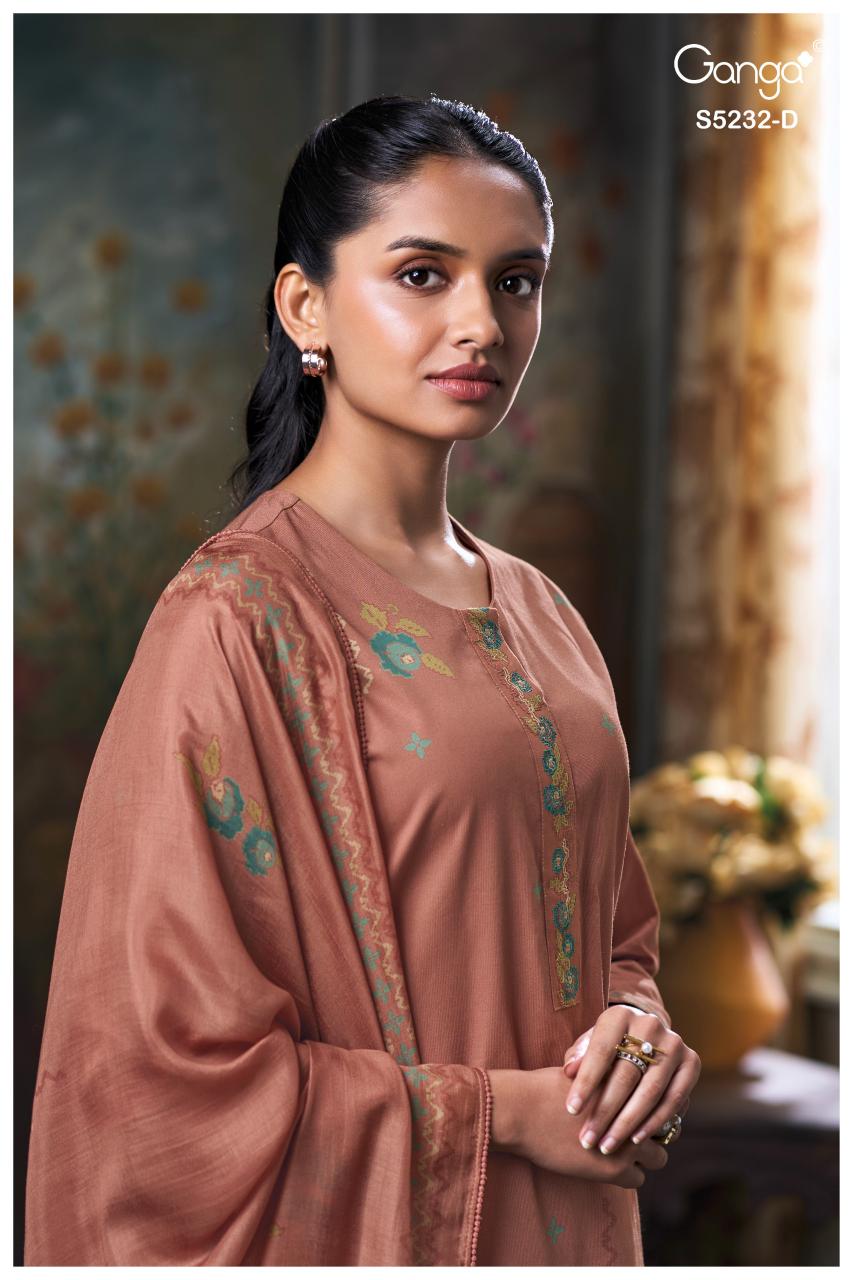 Ganga Keyara 5232 catalog unstitched salwar kameez wholesalers in delhi
