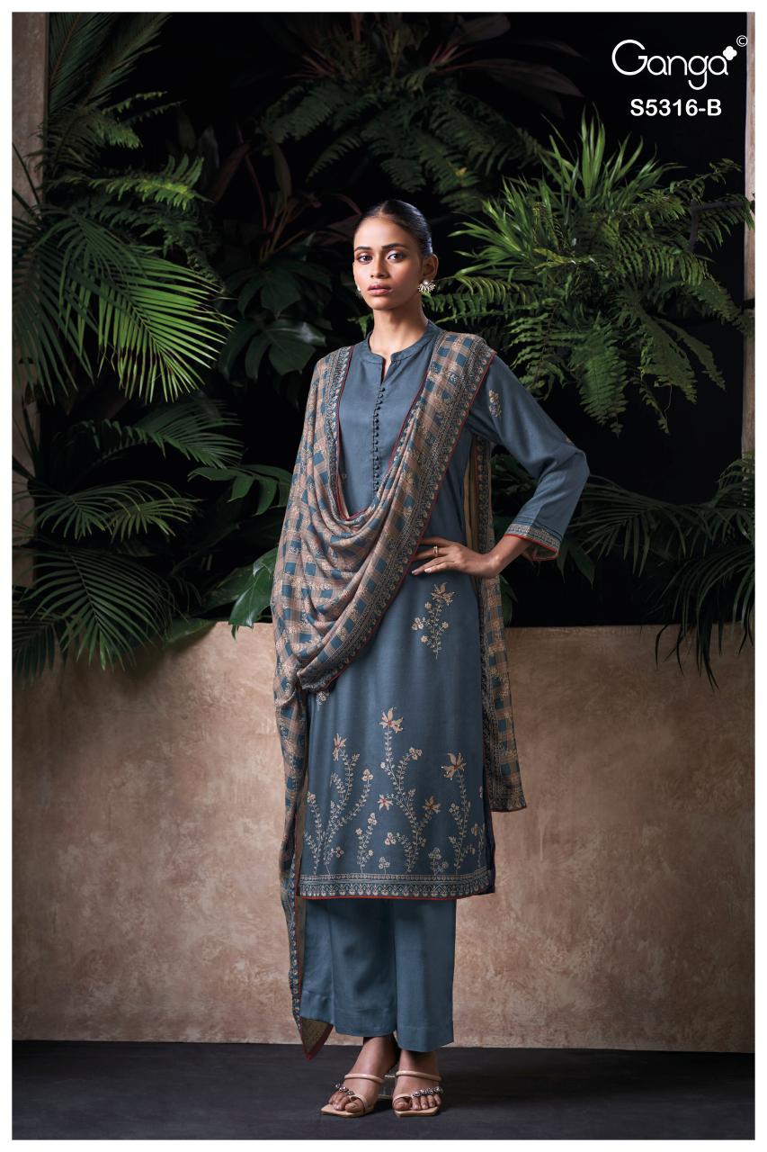 Ganga Raevia 5316 catalog chennai salwar kameez wholesaler