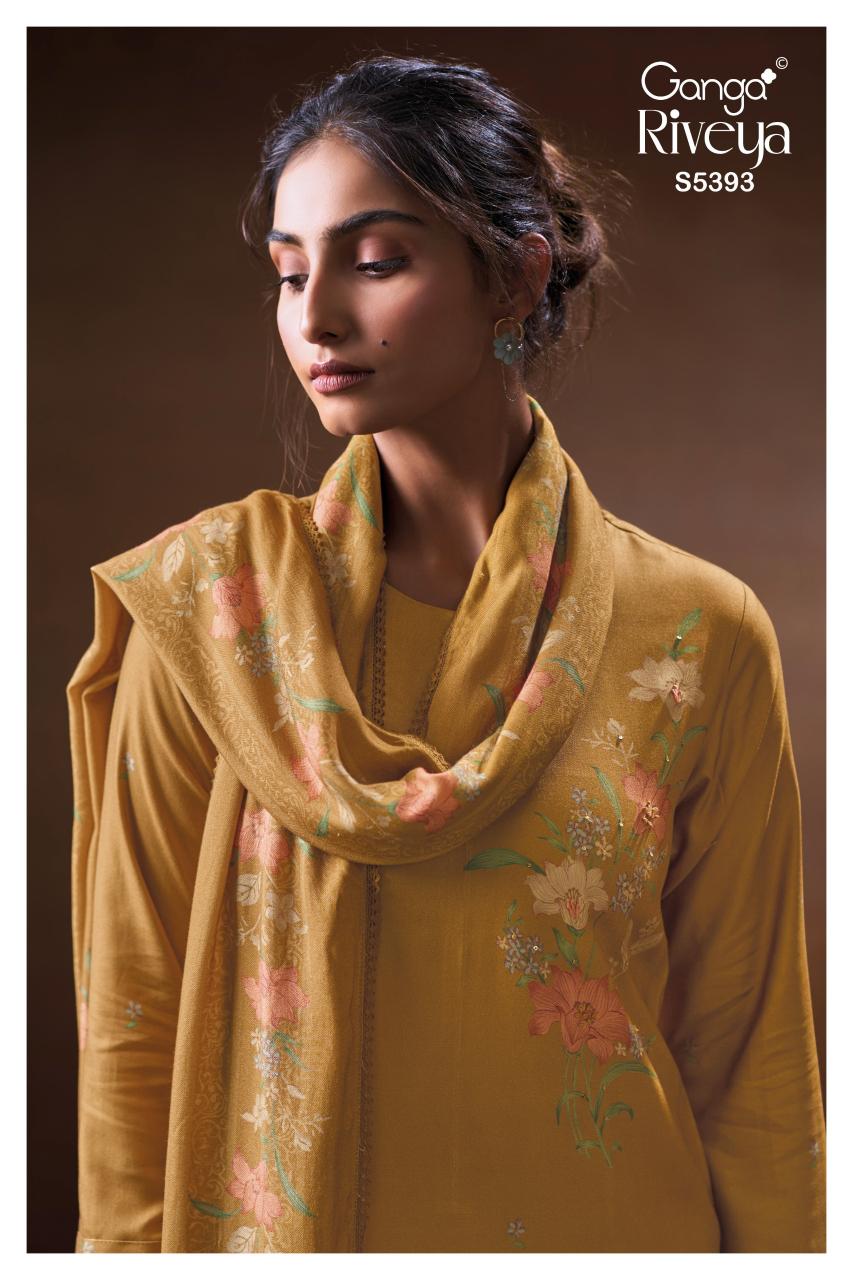 Ganga Riveya 5393 catalog salwar kameez manufacturers wholesale suppliers in surat surat gujarat