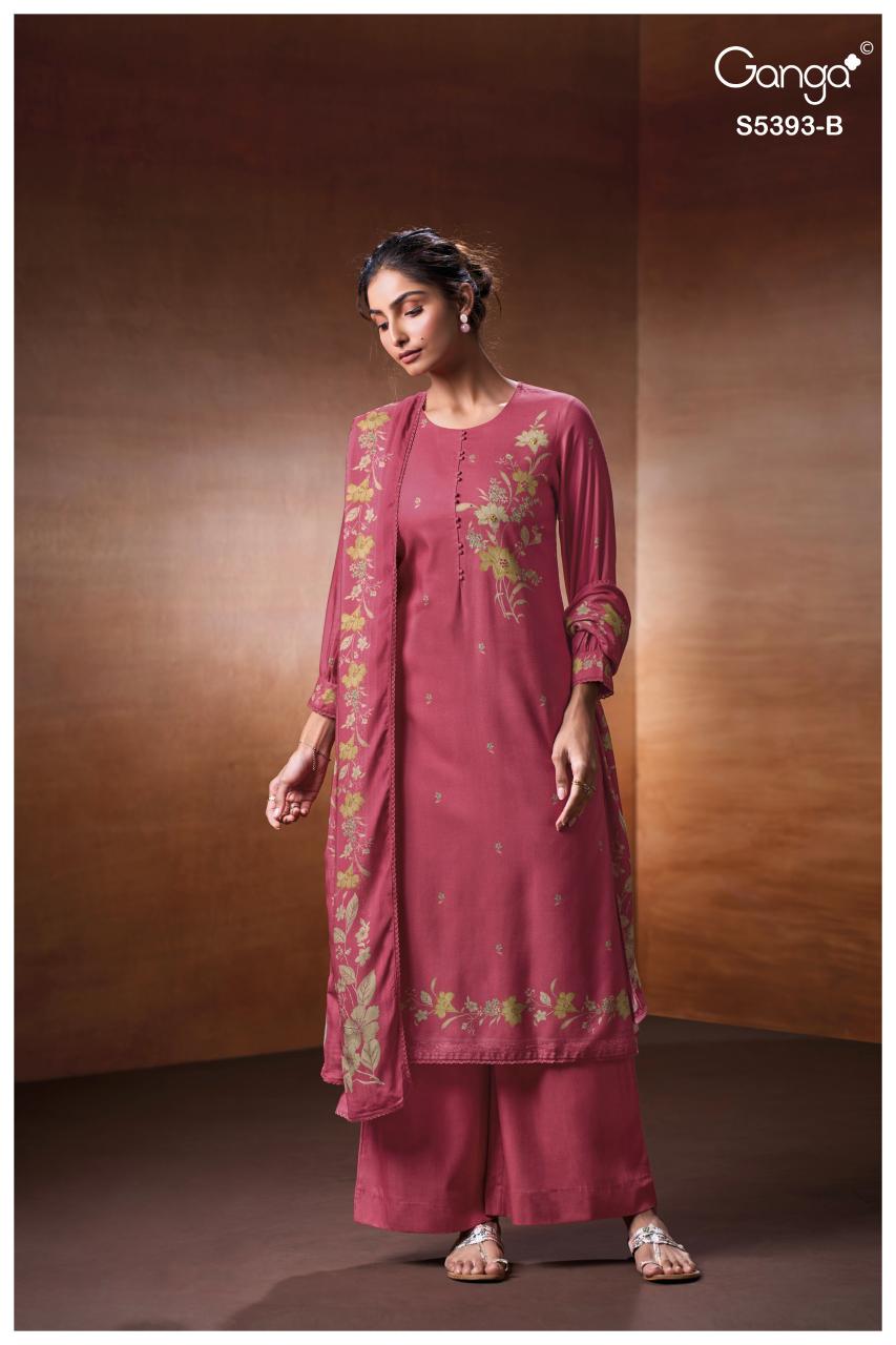 Ganga Riveya 5393 catalog salwar kameez manufacturers wholesale suppliers in surat surat gujarat