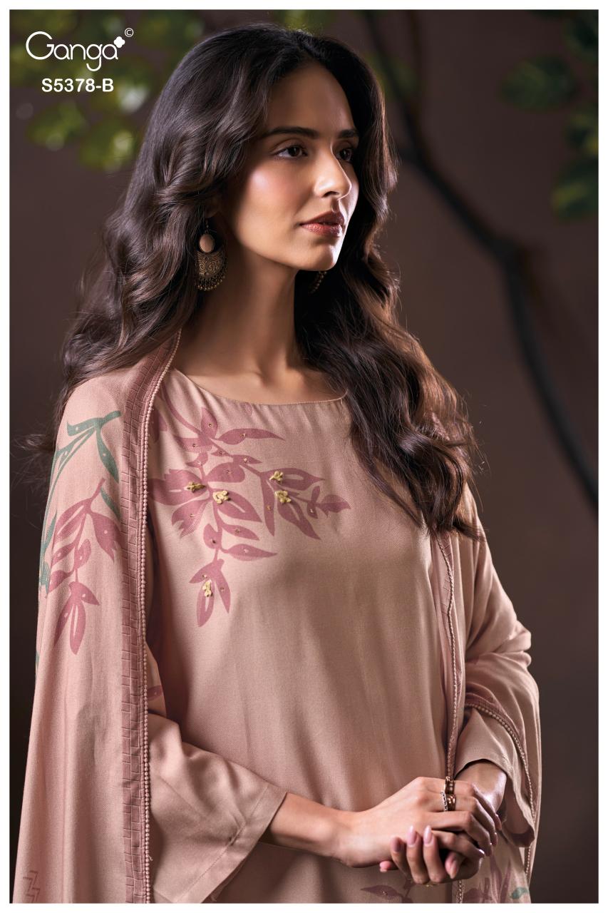 Ganga Yumiko 5378 catalog salwar kameez material wholesale in mumbai