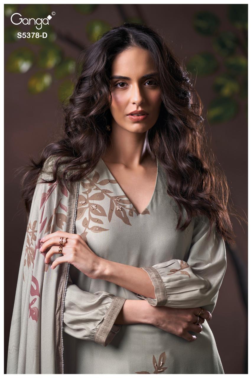 Ganga Yumiko 5378 catalog salwar kameez material wholesale in mumbai