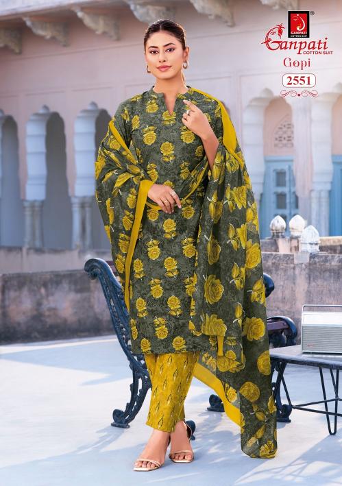 Ganpati Gopi Vol-16 – Kurti Pant With Dupatta - Wholesale Catalog