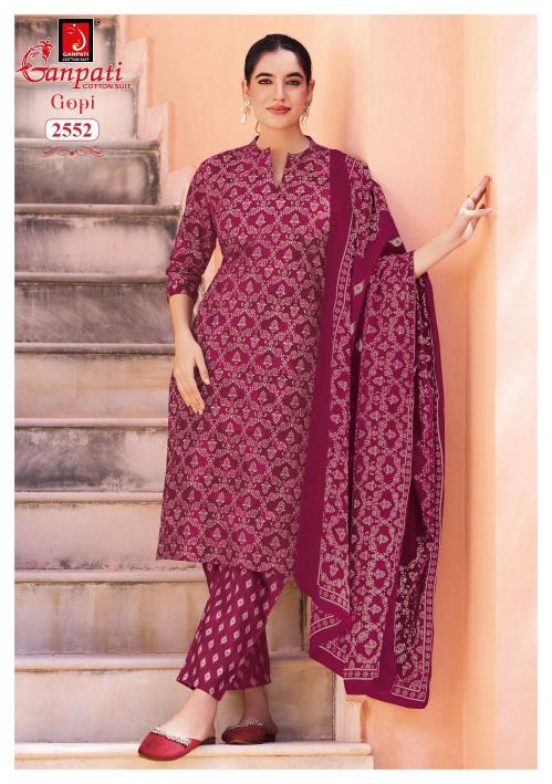 Ganpati Gopi Vol-16 – Kurti Pant With Dupatta - Wholesale Catalog