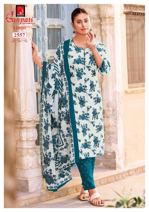Ganpati Gopi Vol-16 – Kurti Pant With Dupatta - Wholesale Catalog