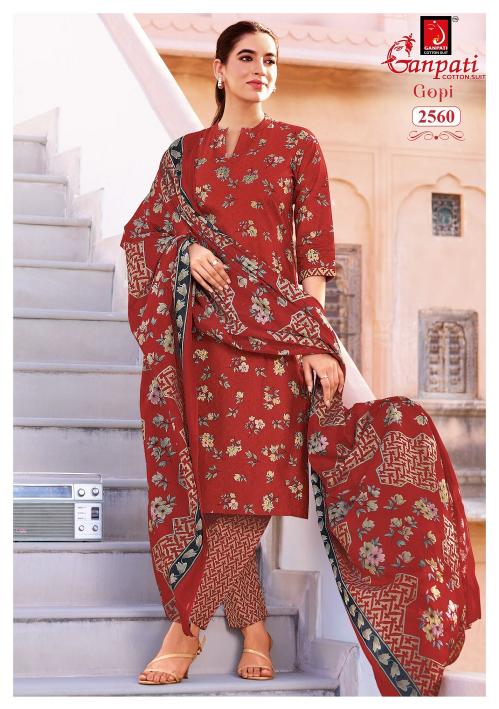 Ganpati Gopi Vol-16 – Kurti Pant With Dupatta - Wholesale Catalog